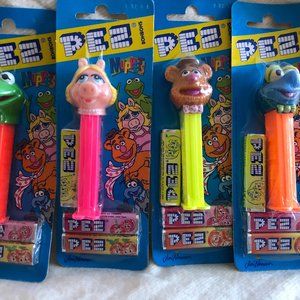 Vintage Pez 1991 Retired Unopened Muppets Set of 4